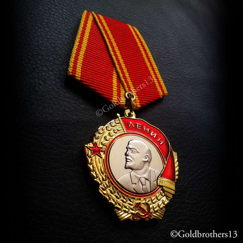 Russian badge and medal Order of Lenin