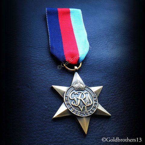 British Military Medal 1939 - 1945 Star detail 2