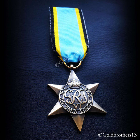 British Military Medal The Air Crew Europe Star