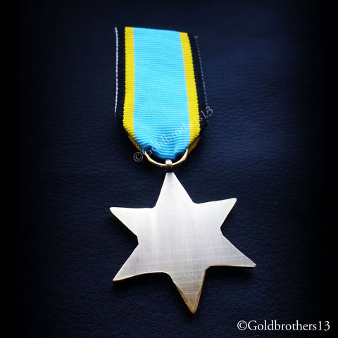 British Military Medal The Air Crew Europe Star back