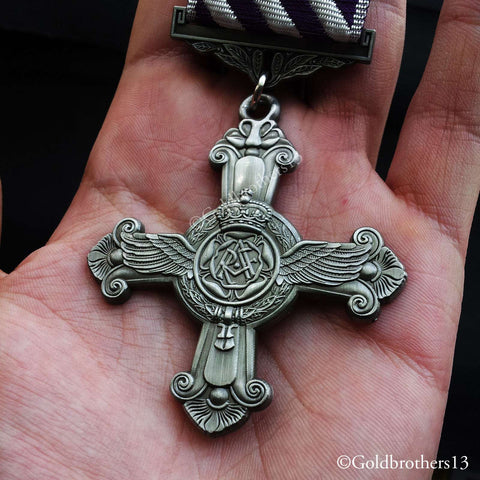 Distinguished Flying Cross ( DFC ) Royal Air Force Military Medal RAF Repro